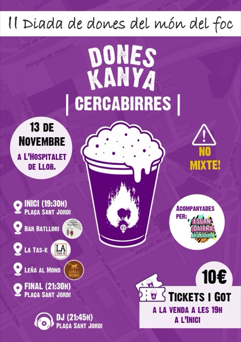 Cartell de Dones Kanya, II Diada de dones del món del foc